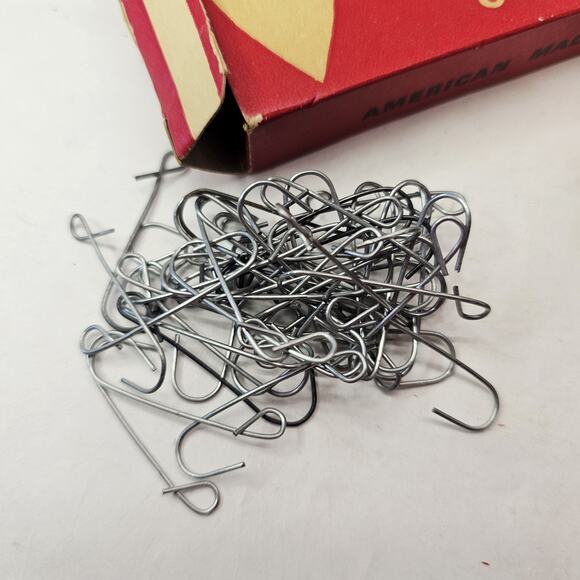 2 Vintage 1959 Doubl Glo Christmas Tree Ornament Hangers Hooks Original Boxes - Picture 10 of 12